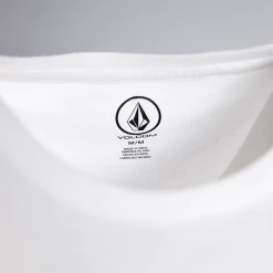 Volcom Men's White Circle Blank S/S T-Shirt (S18)