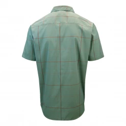 Columbia Men's Teal Red Plaid Thirty Mile Ledge EXS S/S Woven Shirt (344)