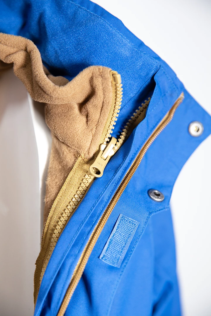 Quechua Men's Monaco Blue 3 In 1 Fleece Lined Canvas Full Zip Jacket 10 Quechua Men's Monaco Blue 3 In 1 Fleece Lined Canvas Full Zip Jacket