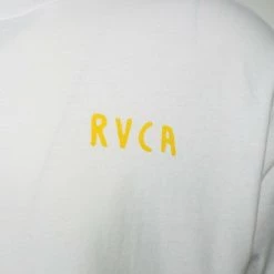 RVCA Men's White Tarot Card Relaxed Fit S/S T-Shirt (S20)