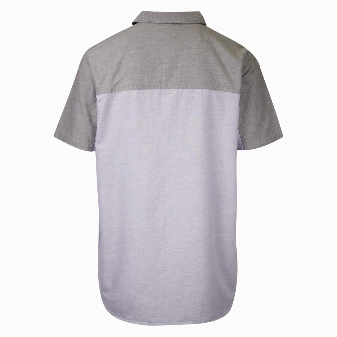 Vans Men's Grey Purple Two Tone Unity Blocked W Daybreak S/S Woven Shirt 5 Vans Men's Grey Purple Two Tone Unity Blocked W Daybreak S/S Woven Shirt