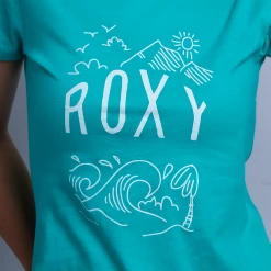 Roxy Women's Turquoise Paradise S/S T-Shirt (S04) 17 Roxy Women's Turquoise Paradise S/S T-Shirt (S04)