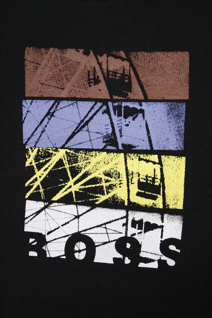 T-Shirts Hugo Boss Kid's Black Bicycle Wheel Art S/S T-Shirt (S07) 5 T-Shirts Hugo Boss Kid's Black Bicycle Wheel Art S/S T-Shirt (S07)