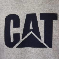 Caterpillar Men's Solid Color 3D Trademark S/S T-Shirt (S01)