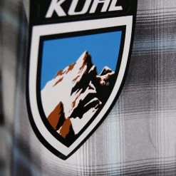 Kuhl Men's Classic White Grey Celeste Plaid S/S Woven Shirt (S05)