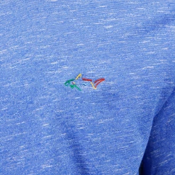 Greg Norman Men's Heather Sea Blue S/S T-Shirt (S01A) Mens