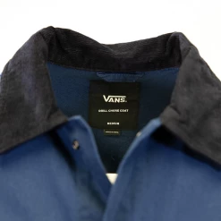 VANS Men's Dress Blue Drill Chore Snap On Button Coat (S03)