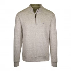 Mens Greg Norman Men's Classic Lightweight 1/4 Zip L/S Pullover Sweater