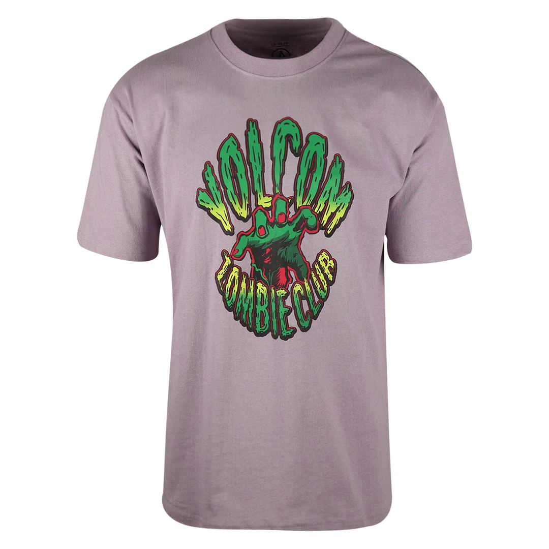 Volcom Men's Lavender Zombie Club S/S T-Shirt (S52) New Arrivals 3 Volcom Men's Lavender Zombie Club S/S T-Shirt (S52) New Arrivals