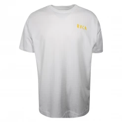 RVCA Men's White Tarot Card Relaxed Fit S/S T-Shirt (S20)