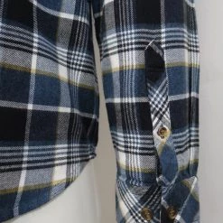 O'neill Men's Navy Redmond Plaid L/S Flannel Shirt Mens