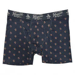 Original Penguin Men's 2 Pack Navy Pink All Over Pete Boxer Brief