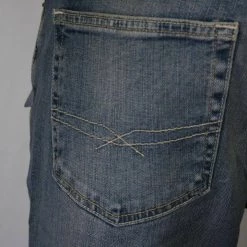 Levi Strauss & Co. Men's Blue Athletic Premium Flex Denim Jeans (S67)