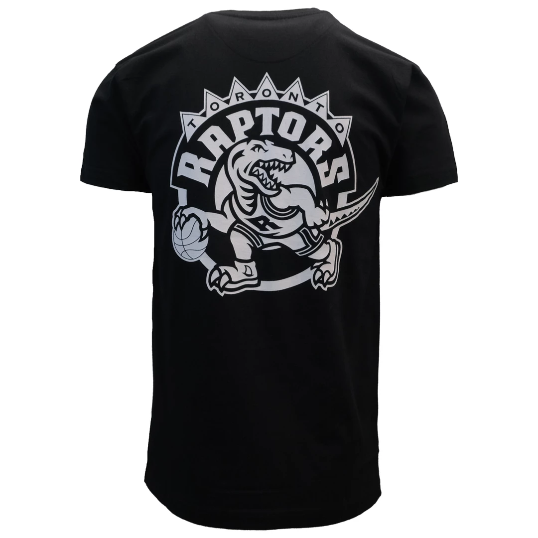 Mitchell & Ness Men's Black White Toronto Raptors Logo S/S T-Shirt (Size Small) 6 Mitchell & Ness Men's Black White Toronto Raptors Logo S/S T-Shirt (Size Small)