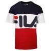 FILA Men's Classic Navy White Red Vialli S/S Tee (Size XS)