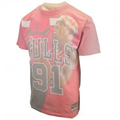 Mens Chicago Bulls Men's Dennis Rodman City Pride S/S T-Shirt