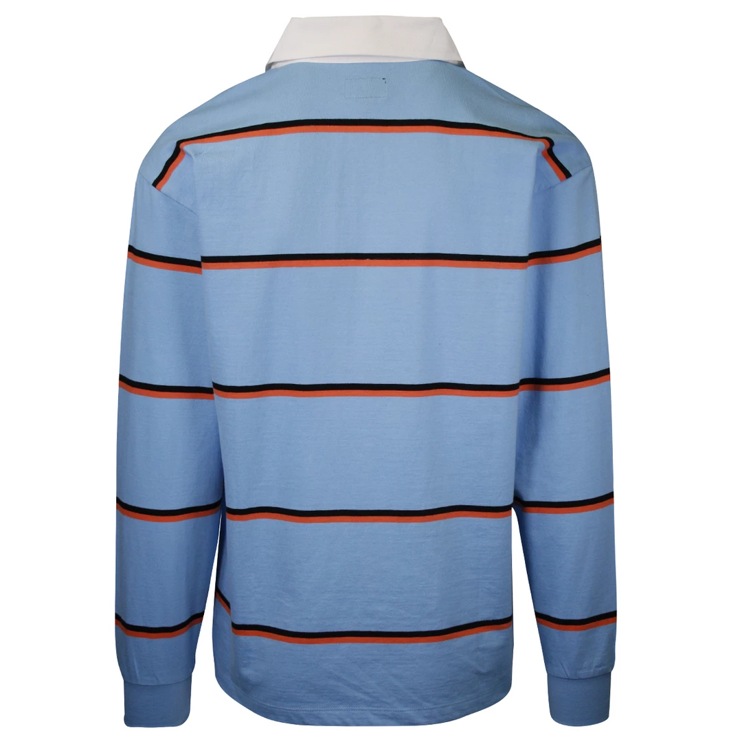 OBEY Men's Horizontal Stripe Button L/S Polo Shirt (S04) 9 OBEY Men's Horizontal Stripe Button L/S Polo Shirt (S04)
