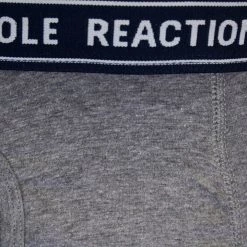 Kenneth Cole Men's Reaction 1 Pack Navy Band Dark HTH Grey Boxer Brief (S06)