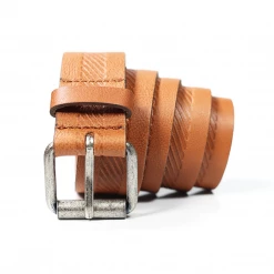 Billabong Men's Brown Buffalo Leather Belt (S07)