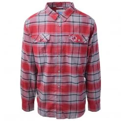 Columbia Men's Collegiate Flare Gun L/S Flannel South Carolina Gamecocks