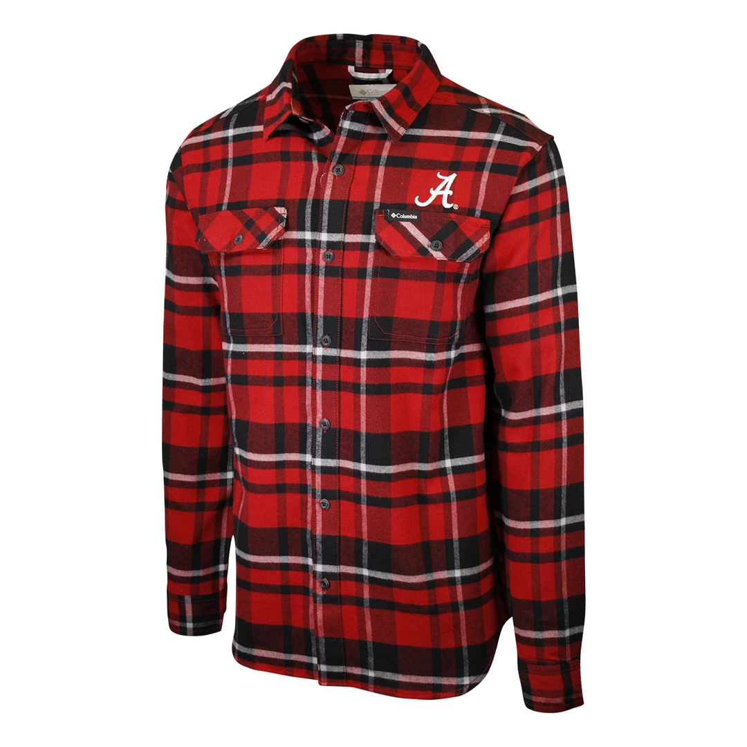 Columbia Men's NCAA CLG Flare Gun Plaid L/S Flannel Shirt (766) 7 Columbia Men's NCAA CLG Flare Gun Plaid L/S Flannel Shirt (766)