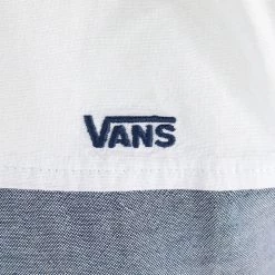 Vans Men's Parktown Two Tone Dress Blue S/S Woven Shirt (LOCATION : C5) 14 Vans Men's Parktown Two Tone Dress Blue S/S Woven Shirt (LOCATION : C5)