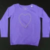 Tom Tailor Girl's Purple Heart L/S Tee