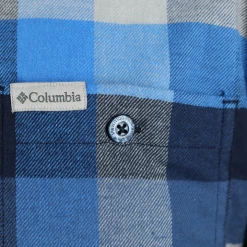 New Arrivals Columbia Men's Blue Black Grey Plaid Cornell Woods L/S Flannel Shirt (467) 12 New Arrivals Columbia Men's Blue Black Grey Plaid Cornell Woods L/S Flannel Shirt (467)