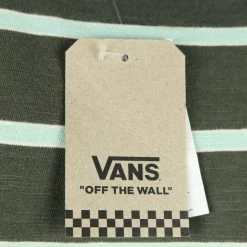 Vans Men's Ranger Green Teal Striped Endless S/S T-Shirt (S01) 15 Vans Men's Ranger Green Teal Striped Endless S/S T-Shirt (S01)