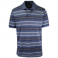 Eddie Bauer Men's Sea Striped S/S Polo T-Shirt (Retail $40) S01