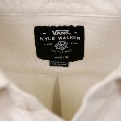 Vans Off The Wall Men's Antique White Kyle Walker L/S Flannel Shirt (S01)