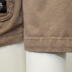 VANS Men's Military Khaki Drill Chore Snap On Button Coat (S01)