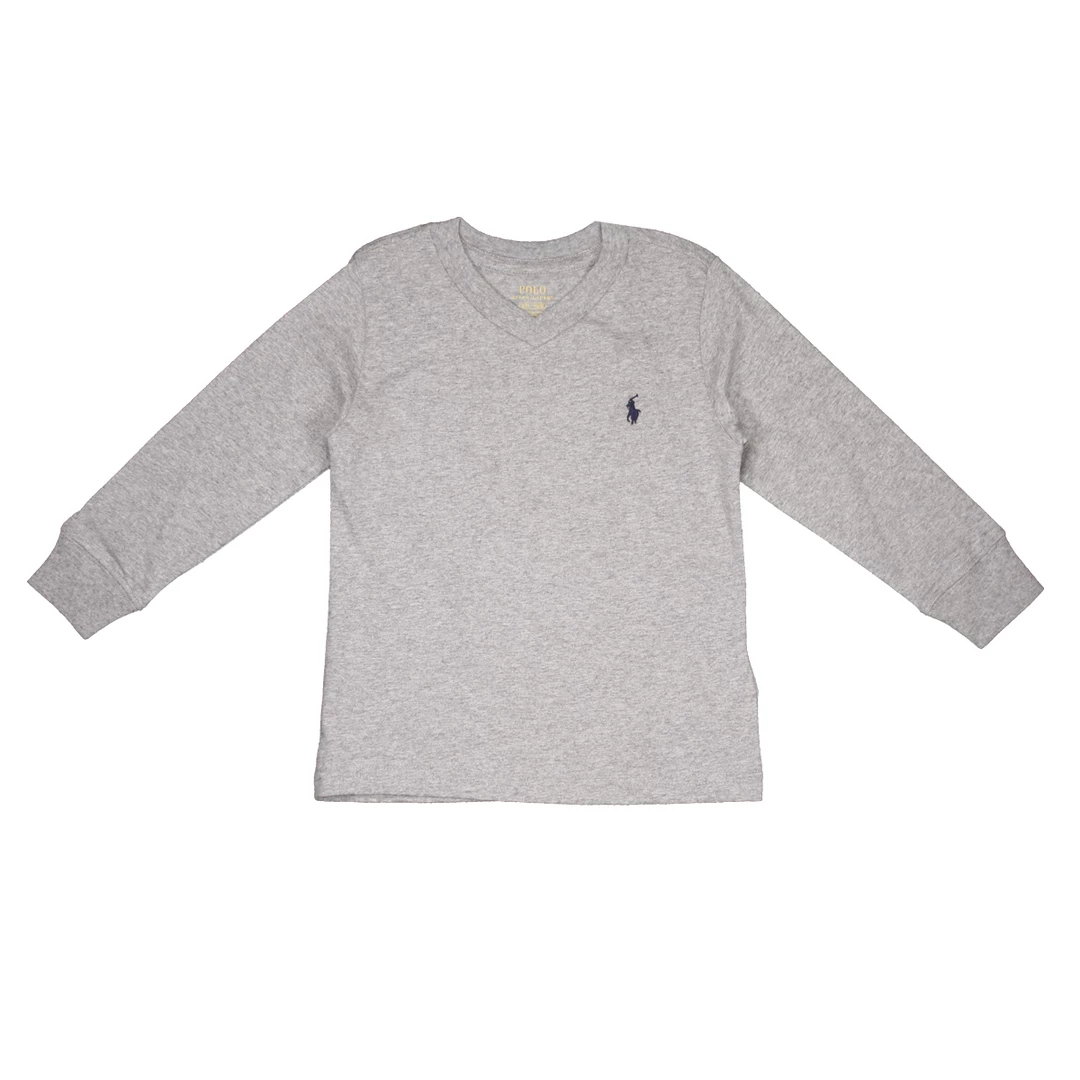 Polo Ralph Lauren Kid's Classic V-Neck L/S T-Shirt 7 Polo Ralph Lauren Kid's Classic V-Neck L/S T-Shirt