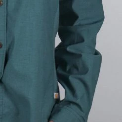 Long Sleeve Carhartt Women's Sage Green L/S Woven Shirt (210) 15 Long Sleeve Carhartt Women's Sage Green L/S Woven Shirt (210)