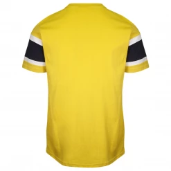 FILA Men's Yellow & Blue White Logo S/S T-Shirt (162) (Size XS)