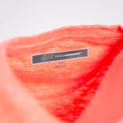 Mens Greg Norman Men's Heather Salmon Pink S/S T-Shirt (S01B) Size Large