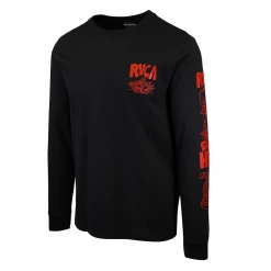 RVCA Men's Barbarian Regular Fit L/S T-Shirt (S12) 28 RVCA Men's Barbarian Regular Fit L/S T-Shirt (S12)