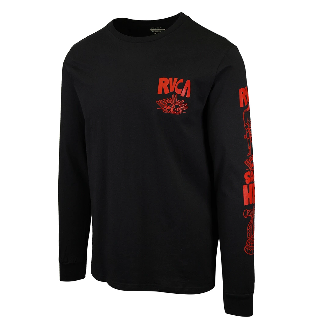 RVCA Men's Barbarian Regular Fit L/S T-Shirt (S12) 9 RVCA Men's Barbarian Regular Fit L/S T-Shirt (S12)