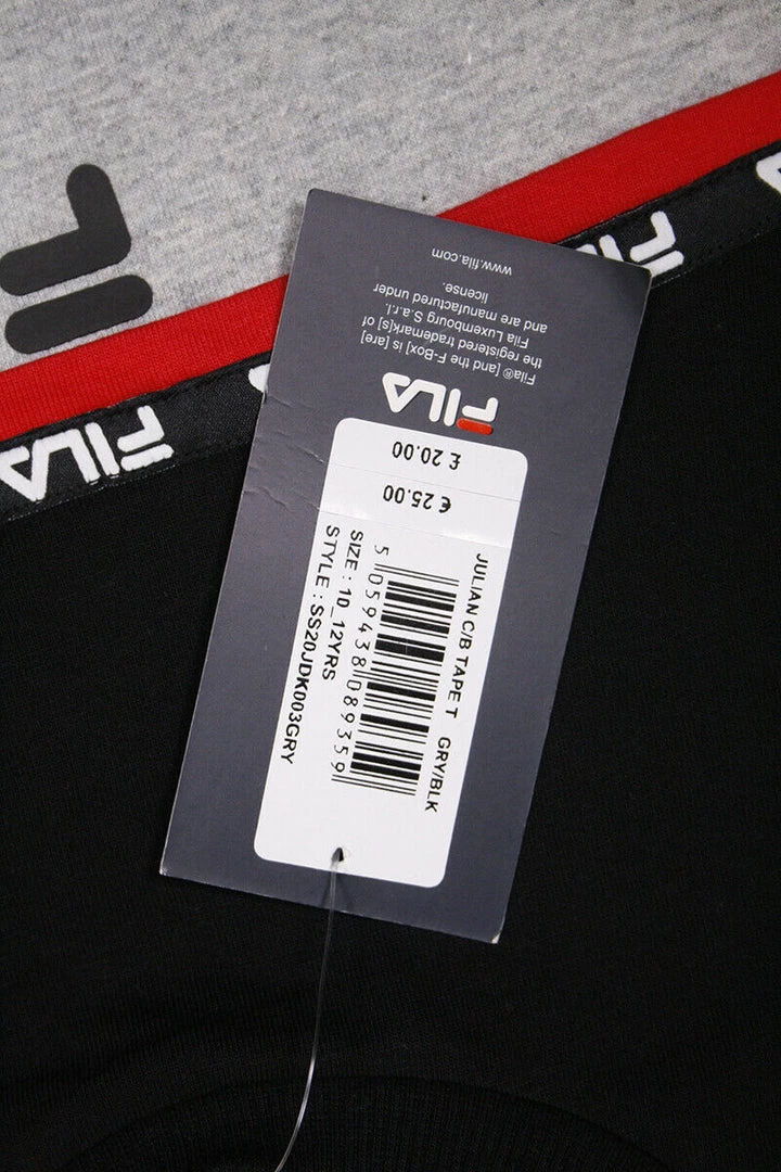 FILA Boy's Aesthetic Street Two Tone S/S T-Shirt 12 FILA Boy's Aesthetic Street Two Tone S/S T-Shirt