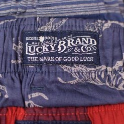 Mens Lucky Brand Men's 3 Pack Of Woven Boxers (S05)