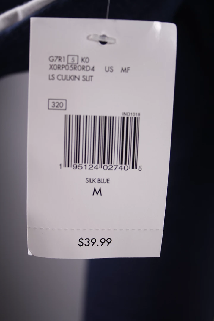 Mens Guess Men's Navy Culkin Slit Henley L/S T-Shirt (Size S & M) 9 Mens Guess Men's Navy Culkin Slit Henley L/S T-Shirt (Size S & M)