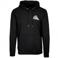 Quiksilver Men's Black Sketch Pull Over Hoodie (S01) Quik Silver