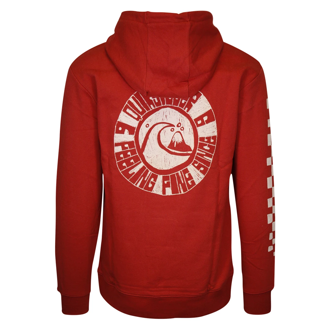 Quik Silver Quiksilver Men's Feeling Fine Since 69' Pull Over Hoodie (S03) 9 Quik Silver Quiksilver Men's Feeling Fine Since 69' Pull Over Hoodie (S03)