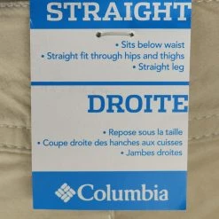 Columbia Men's Fossil Washed Out Straight Fit Chino Pants (160)