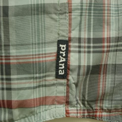 Spotted Clothing PrAna Men's Tower Grey Maroon Plaid S/S Woven Shirt (S19)