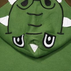 Wild Child Hoodies Kid's Green Gator Pull Over Hoodie (S04)