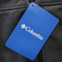 Columbia Men’s Black Ascender Water Resistant Softshell Zip Up Jacket