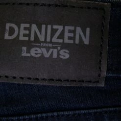Levi Strauss Men's Blue Denizen Amped Up Flex Regular Taper Denim Jeans (208) Levi's