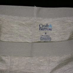 Mens Croft & Barrow Men's Heather Grey Thermal Pyjama Pants (S01)