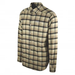Columbia Men's Beige Brown Black Plaid Cornell Woods L/S Flannel Shirt (272) New Arrivals